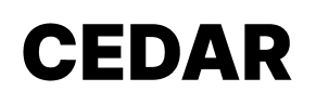 Cedar logo black